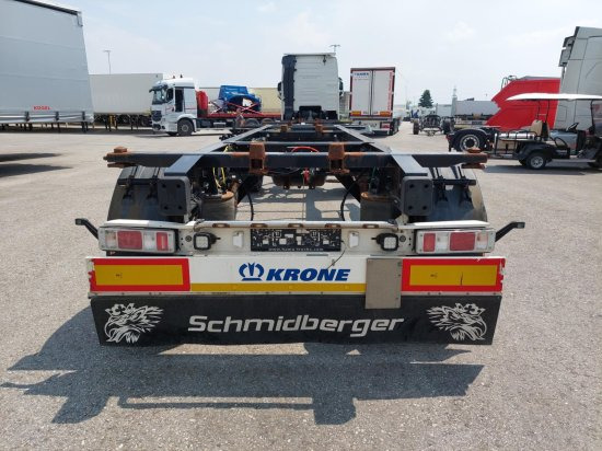 Krone AZ 18, Standard-Lafette Krone-Achsen, - Remorque porte-conteneur/ Caisse mobile: photos 3 Krone AZ 18, Standard-Lafette Krone-Achsen, - Remorque porte-conteneur/ Caisse mobile: photos 3