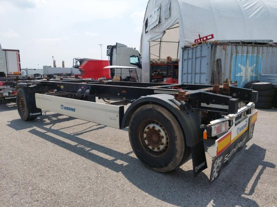 Krone AZ 18, Standard-Lafette Krone-Achsen, - Remorque porte-conteneur/ Caisse mobile: photos 4 Krone AZ 18, Standard-Lafette Krone-Achsen, - Remorque porte-conteneur/ Caisse mobile: photos 4