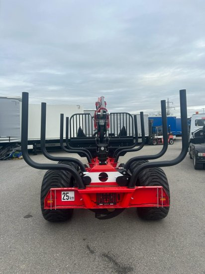 STEPA M-16 Forstanhänger mit Steindl Palfinger Forstkran L, 2-Achsig 4- Rungenpaare - Remorque forestière: photos 5 STEPA M-16 Forstanhänger mit Steindl Palfinger Forstkran L, 2-Achsig 4- Rungenpaare - Remorque forestière: photos 5