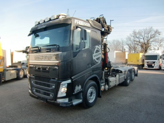Volvo FH 500 6x2, Schrottkran, Waage, E6, Liftachse - Camion ampliroll, Camion grue: photos 1 Volvo FH 500 6x2, Schrottkran, Waage, E6, Liftachse - Camion ampliroll, Camion grue: photos 1