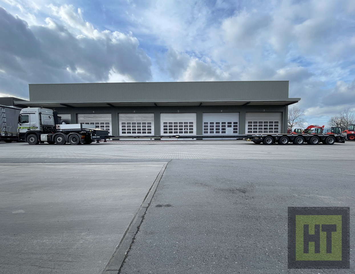 Faymonville 5-Achs-Doppel-Tele-Semi-Sattelauflieger - Semi-remorque surbaissé: photos 5 Faymonville 5-Achs-Doppel-Tele-Semi-Sattelauflieger - Semi-remorque surbaissé: photos 5