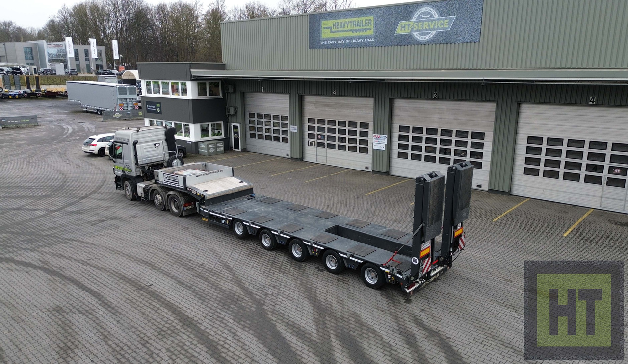 Faymonville 5-Achs-Tele-Semi-Halbachsen-Twinaxle-hydr Rampen - Semi-remorque surbaissé: photos 1 Faymonville 5-Achs-Tele-Semi-Halbachsen-Twinaxle-hydr Rampen - Semi-remorque surbaissé: photos 1