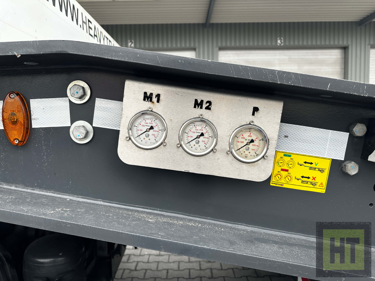 Faymonville 5-Achs-Tele-Semi-Halbachsen-Twinaxle-hydr Rampen - Semi-remorque surbaissé: photos 3 Faymonville 5-Achs-Tele-Semi-Halbachsen-Twinaxle-hydr Rampen - Semi-remorque surbaissé: photos 3