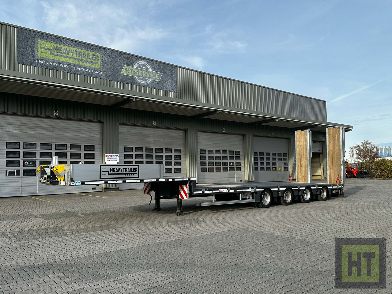 Faymonville MAX Trailer 4-Achs-Mega-Tele-Semi mit Rampen - Semi-remorque surbaissé: photos 4 Faymonville MAX Trailer 4-Achs-Mega-Tele-Semi mit Rampen - Semi-remorque surbaissé: photos 4