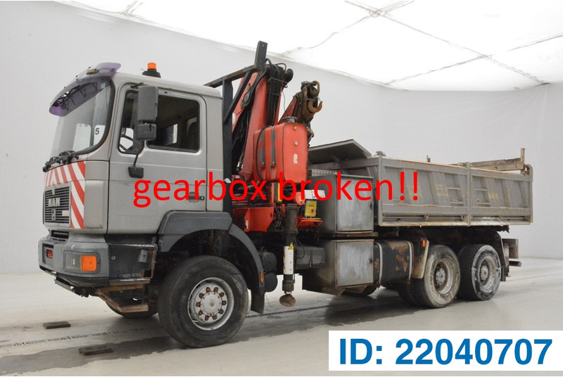 MAN 33.460 - 6x4 - Camion benne, Camion grue: photos 1 MAN 33.460 - 6x4 - Camion benne, Camion grue: photos 1