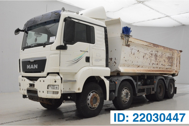 MAN TGS 35.480 - 8x4 - NON-EU - Camion benne: photos 1 MAN TGS 35.480 - 8x4 - NON-EU - Camion benne: photos 1