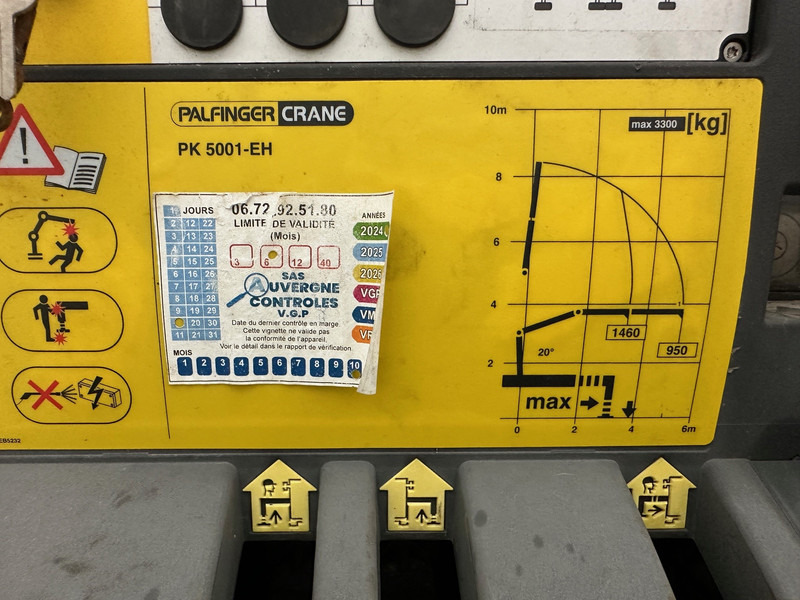 Camion ampliroll, Camion grue Mercedes-Benz Axor 1824: photos 9