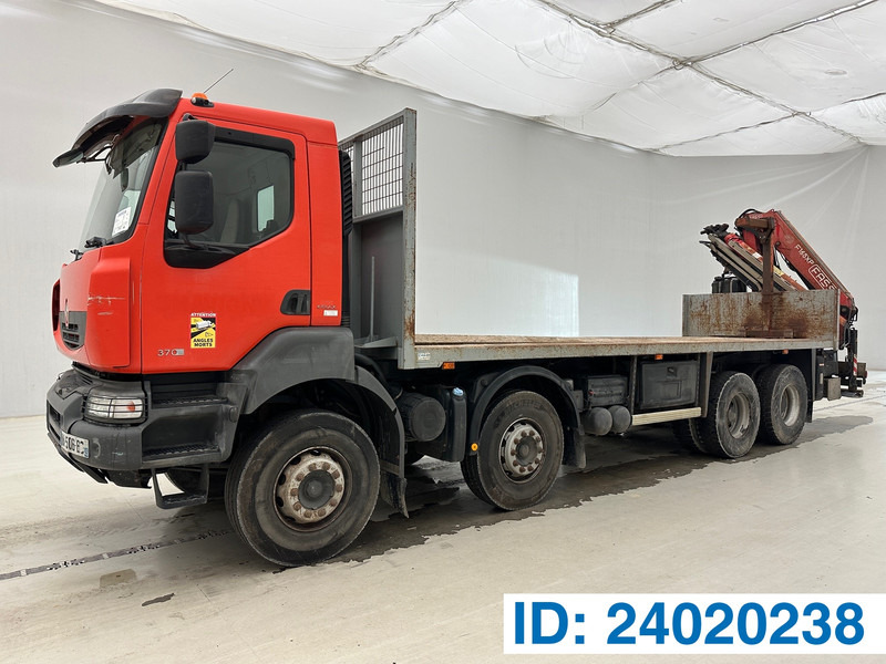 Renault Kerax 370 DXi - 8x4 - Camion plateau, Camion grue: photos 1 Renault Kerax 370 DXi - 8x4 - Camion plateau, Camion grue: photos 1
