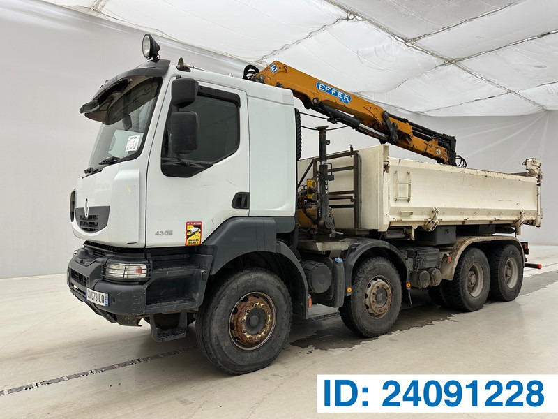 Renault Kerax 430 DXi - 8x4 - Camion benne, Camion grue: photos 1 Renault Kerax 430 DXi - 8x4 - Camion benne, Camion grue: photos 1
