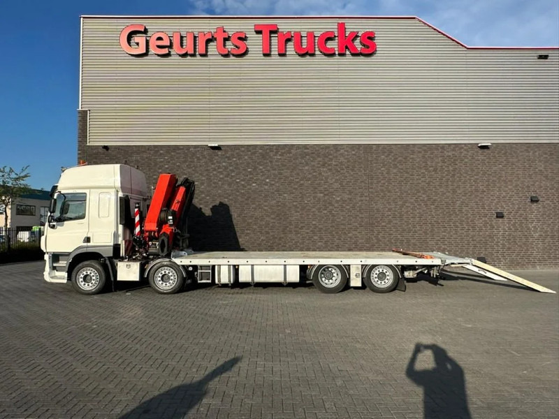 Camion grue DAF CF 450 8X2 OPRIJWAGEN/MACHINE TRANSPORTER + PALFINGER PK 29002 G KRAAN/KRAN/CRANE/GRUA: photos 14