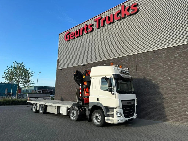 Camion grue DAF CF 450 8X2 OPRIJWAGEN/MACHINE TRANSPORTER + PALFINGER PK 29002 G KRAAN/KRAN/CRANE/GRUA: photos 12