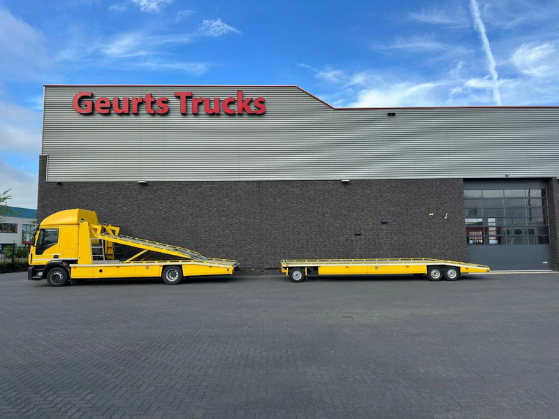 Iveco EuroCargo 120 -280 4X2 WITTEVEEN AUTOTRANSPORTER/DUBBEL LADER/OPRIJWAGEN/MACHINE TRANSPORTER + AANHANGER/TRAILER - Camion porte-voitures: photos 2 Iveco EuroCargo 120 -280 4X2 WITTEVEEN AUTOTRANSPORTER/DUBBEL LADER/OPRIJWAGEN/MACHINE TRANSPORTER + AANHANGER/TRAILER - Camion porte-voitures: photos 2