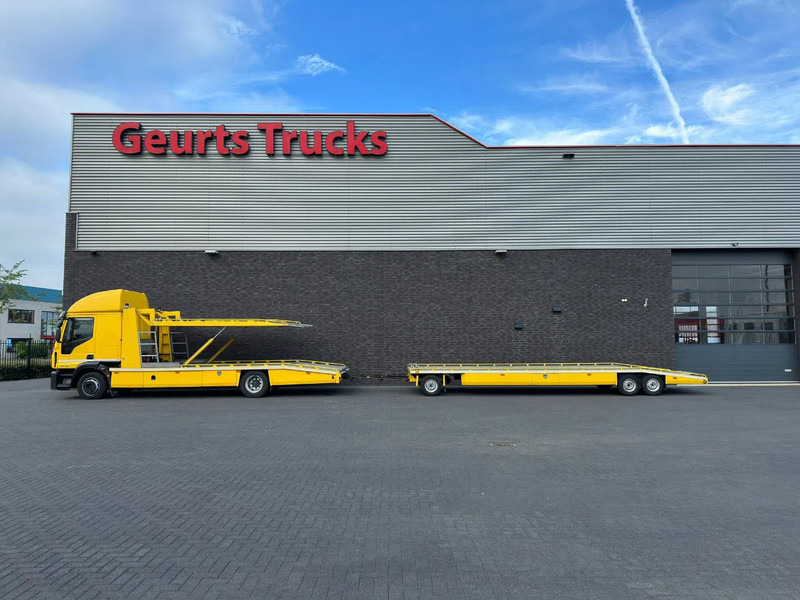 Iveco EuroCargo 120 -280 4X2 WITTEVEEN AUTOTRANSPORTER/DUBBEL LADER/OPRIJWAGEN/MACHINE TRANSPORTER + AANHANGER/TRAILER - Camion porte-voitures: photos 1 Iveco EuroCargo 120 -280 4X2 WITTEVEEN AUTOTRANSPORTER/DUBBEL LADER/OPRIJWAGEN/MACHINE TRANSPORTER + AANHANGER/TRAILER - Camion porte-voitures: photos 1