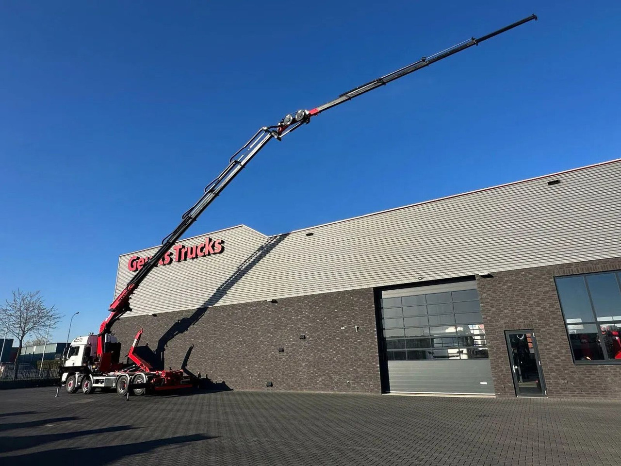 MAN TGS 35.510 8X4H-6BL HMF5020 RCS K6 + FLY-JIB FJ1 - Camion ampliroll, Camion grue: photos 3 MAN TGS 35.510 8X4H-6BL HMF5020 RCS K6 + FLY-JIB FJ1 - Camion ampliroll, Camion grue: photos 3