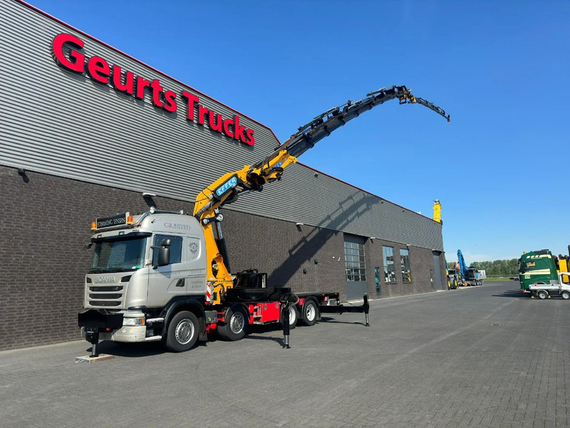 Scania G450 8X4 + EFFER 1255/8S + JIB 6S HD KRAAN/KRAN/CRANE/GRUA - Camion grue: photos 2 Scania G450 8X4 + EFFER 1255/8S + JIB 6S HD KRAAN/KRAN/CRANE/GRUA - Camion grue: photos 2