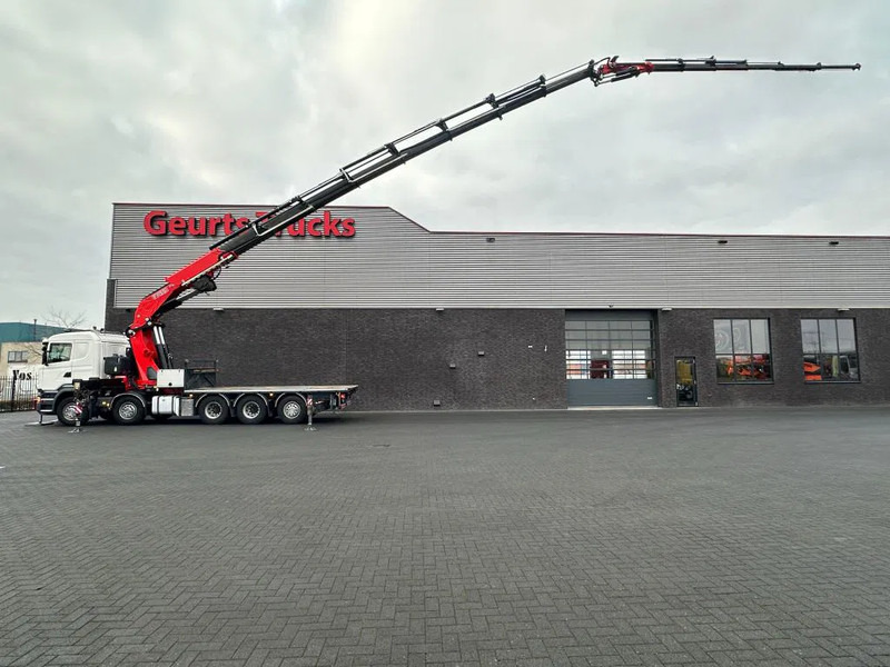 Scania R520 V8 10X4 TRIDEM + F1650RA.2.28 + JIB L816 KRAAN/KRAN/CRANE/GRUA - Camion grue: photos 1 Scania R520 V8 10X4 TRIDEM + F1650RA.2.28 + JIB L816 KRAAN/KRAN/CRANE/GRUA - Camion grue: photos 1