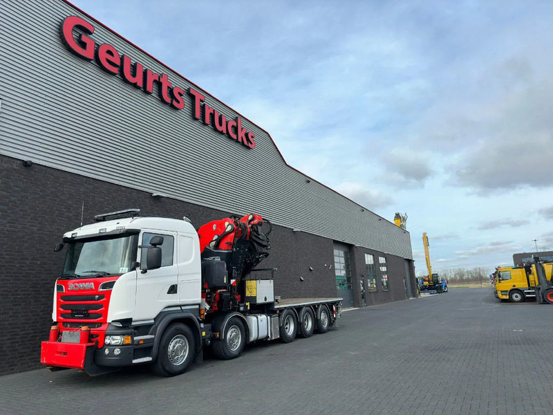 Scania R520 V8 10X4 TRIDEM + F1650RA.2.28 + JIB L816 KRAAN/KRAN/CRANE/GRUA en leasing occasion Scania R520 V8 10X4 TRIDEM + F1650RA.2.28 + JIB L816 KRAAN/KRAN/CRANE/GRUA: photos 9