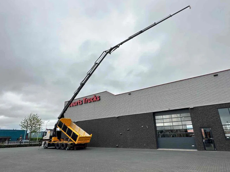 Scania R530 V8 NGS 8X4 TRIDEM MET HYVA 2Z KIPPER + HMF 5020-K6 + JIB FJ1000-K5 KRAAN/KRAN/CRANE/GRUA - Camion benne, Camion grue: photos 4 Scania R530 V8 NGS 8X4 TRIDEM MET HYVA 2Z KIPPER + HMF 5020-K6 + JIB FJ1000-K5 KRAAN/KRAN/CRANE/GRUA - Camion benne, Camion grue: photos 4