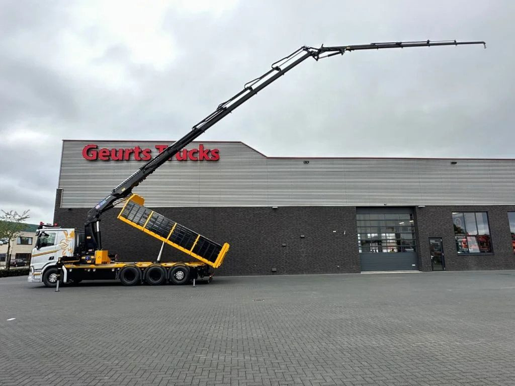 Scania R530 V8 NGS 8X4 TRIDEM MET HYVA 2Z KIPPER + HMF - Camion grue, Camion benne: photos 1 Scania R530 V8 NGS 8X4 TRIDEM MET HYVA 2Z KIPPER + HMF - Camion grue, Camion benne: photos 1