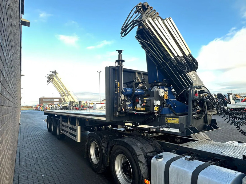 TURBO ,S HOET SC33AA KRAAN/KRAN/CRANE - Semi-remorque plateau: photos 5 TURBO ,S HOET SC33AA KRAAN/KRAN/CRANE - Semi-remorque plateau: photos 5