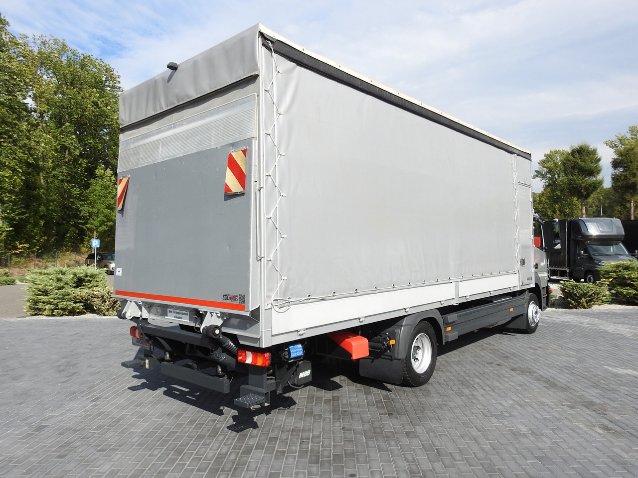 MERCEDES ATEGO 1221 TARPAULIN LIFT 16 PALLETS WEBASTO AIR CONDITIONING PNEUMATICS TWIN WHEELS  230HP - Utilitaire rideaux coulissants (PLSC): photos 3 MERCEDES ATEGO 1221 TARPAULIN LIFT 16 PALLETS WEBASTO AIR CONDITIONING PNEUMATICS TWIN WHEELS  230HP - Utilitaire rideaux coulissants (PLSC): photos 3