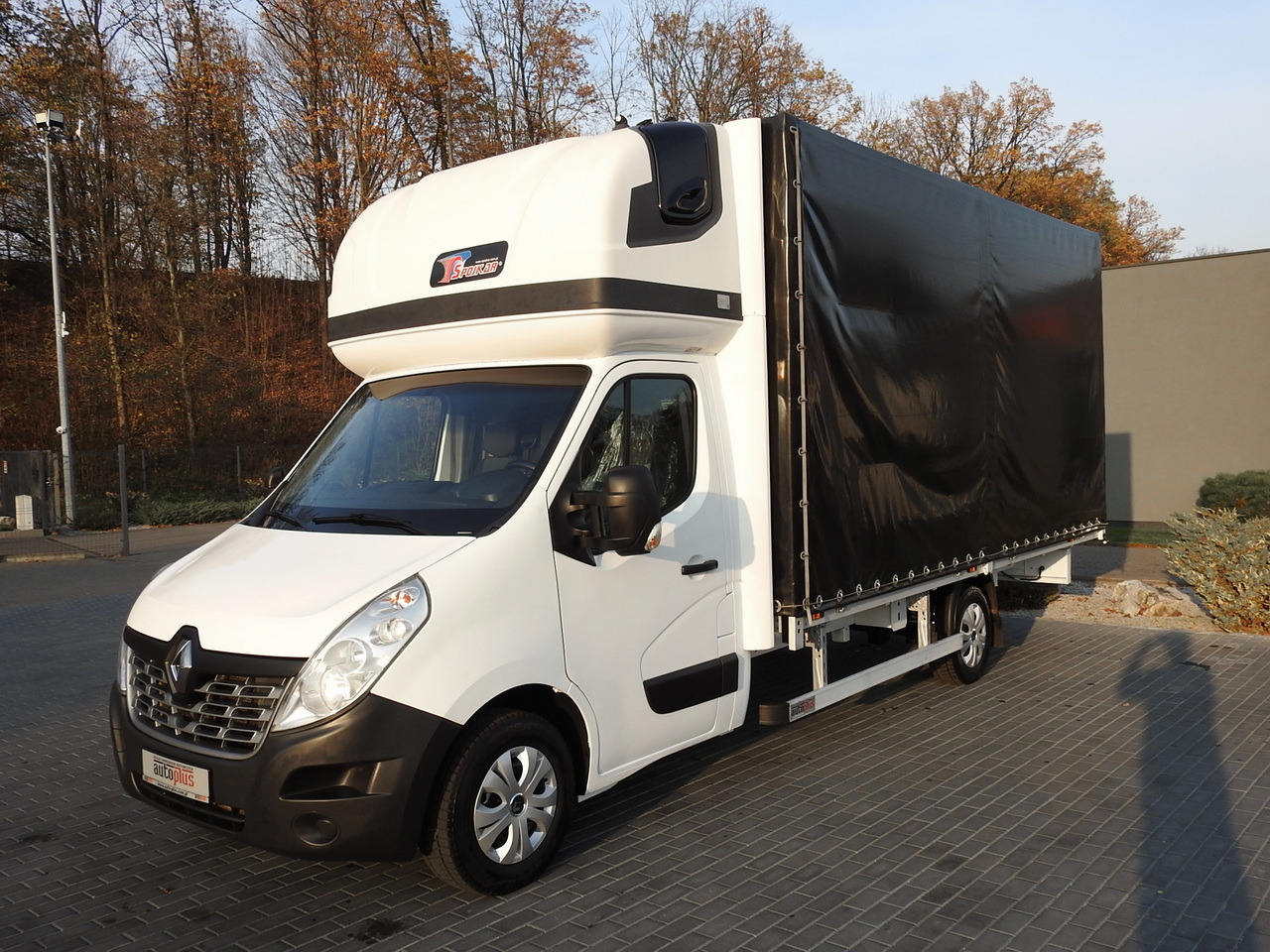 Utilitaire rideaux coulissants (PLSC) RENAULT MASTER TARPAULIN 10 PALLETS WEBASTO CRUISE CONTROL AIR CONDITIONING PNEUMATICS  170HP: photos 6