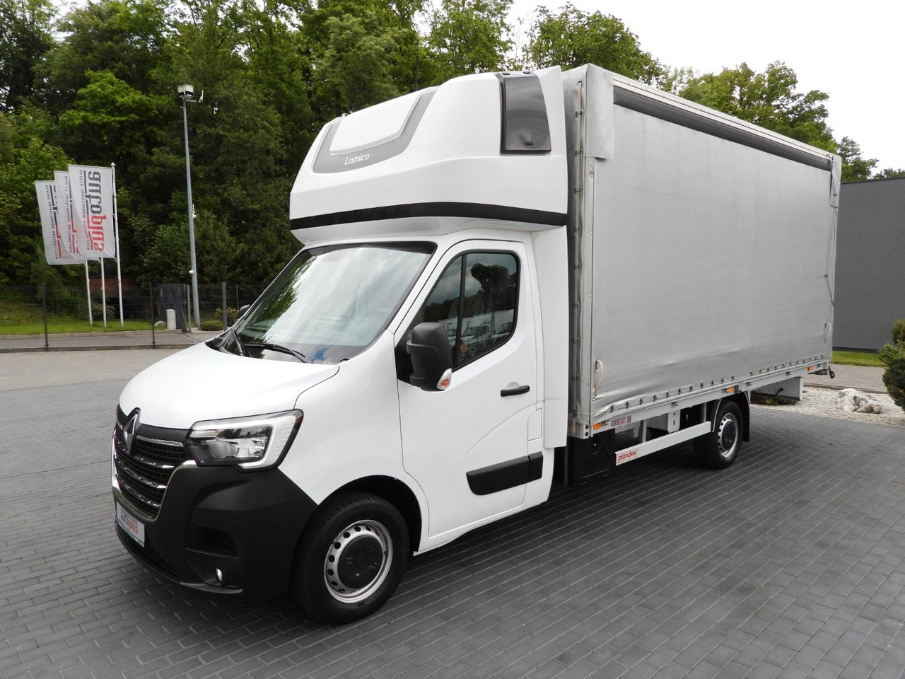 Utilitaire rideaux coulissants (PLSC) Renault MASTER  PRITSCHE PLANE 10 PALETTEN TEMPOMAT  A/C: photos 6