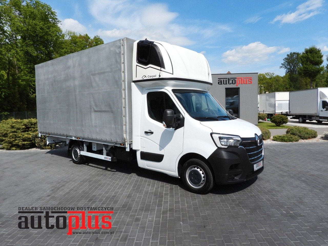 Renault MASTER PRITSCHE PLANE 10 PALETTEN WEBASTO A/C - Utilitaire rideaux coulissants (PLSC): photos 1 Renault MASTER PRITSCHE PLANE 10 PALETTEN WEBASTO A/C - Utilitaire rideaux coulissants (PLSC): photos 1
