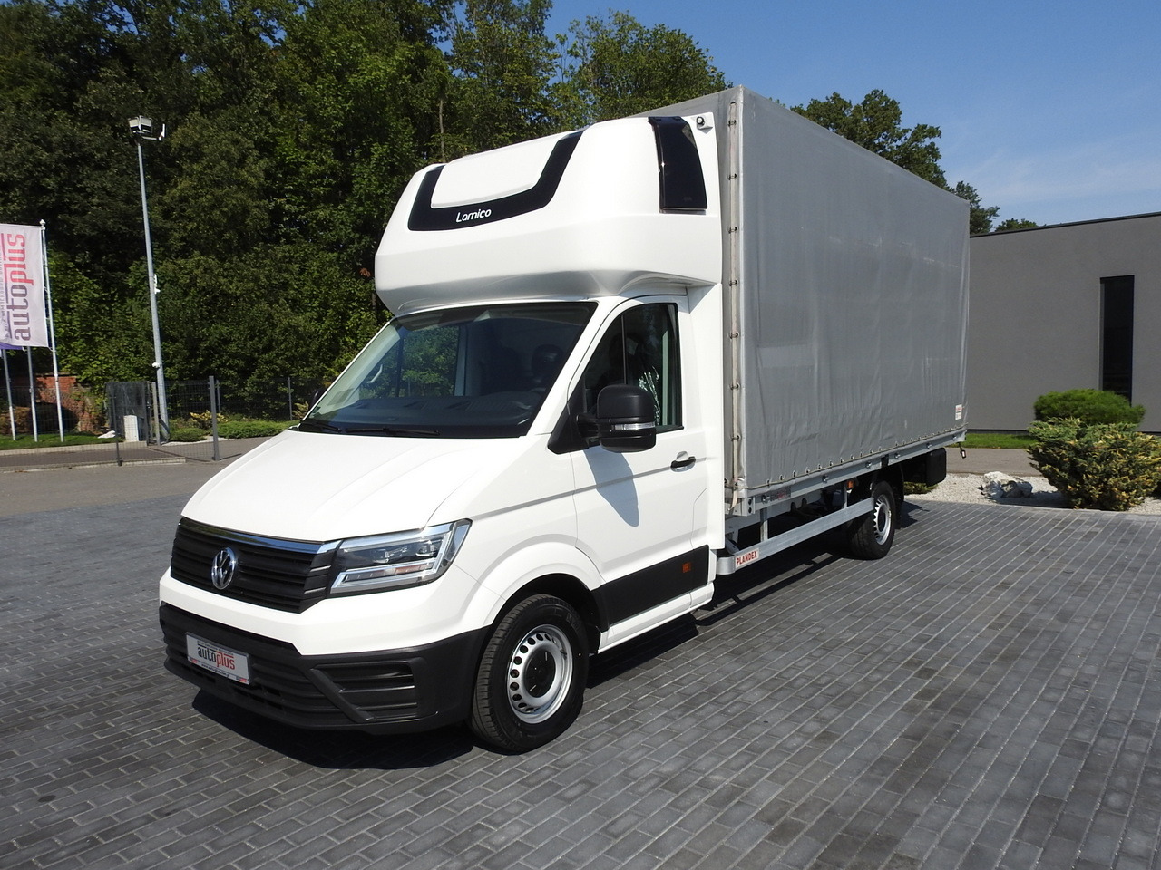 Utilitaire rideaux coulissants (PLSC) VOLKSWAGEN CRAFTER TARPAULIN 10 PALLETS WEBASTO CRUISE CONTROL AIR CONDITIONING LED LIGHTS  180HP: photos 6