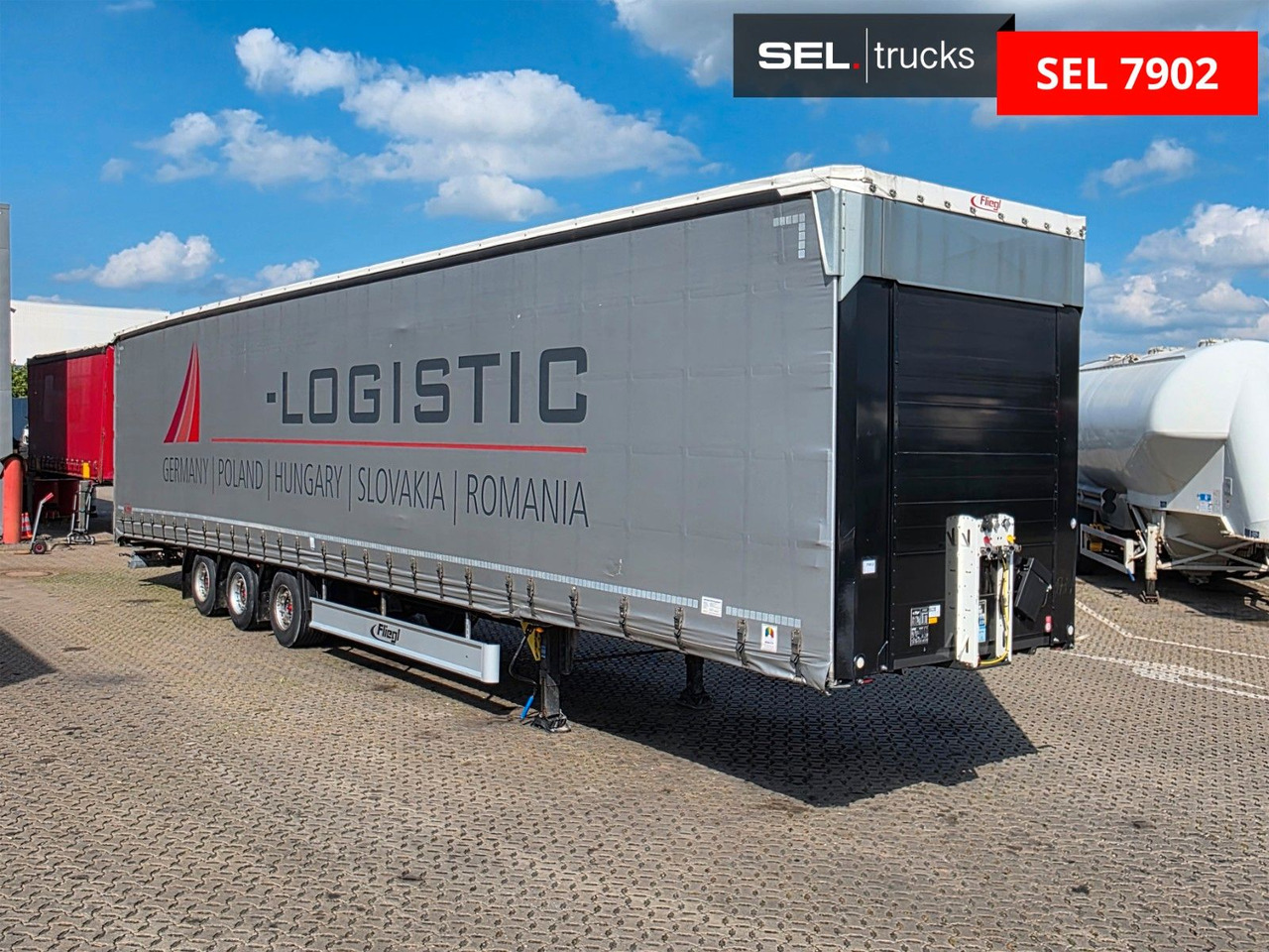 Fliegl SDS 390 X-tra Long / Mega / Long Trailer - Semi-remorque rideaux coulissants: photos 3 Fliegl SDS 390 X-tra Long / Mega / Long Trailer - Semi-remorque rideaux coulissants: photos 3