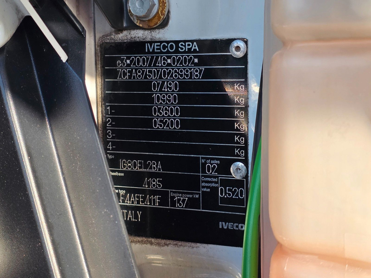 Fourgon grand volume Iveco Eurocargo 75-190 / Ladebordwand / 6D: photos 31