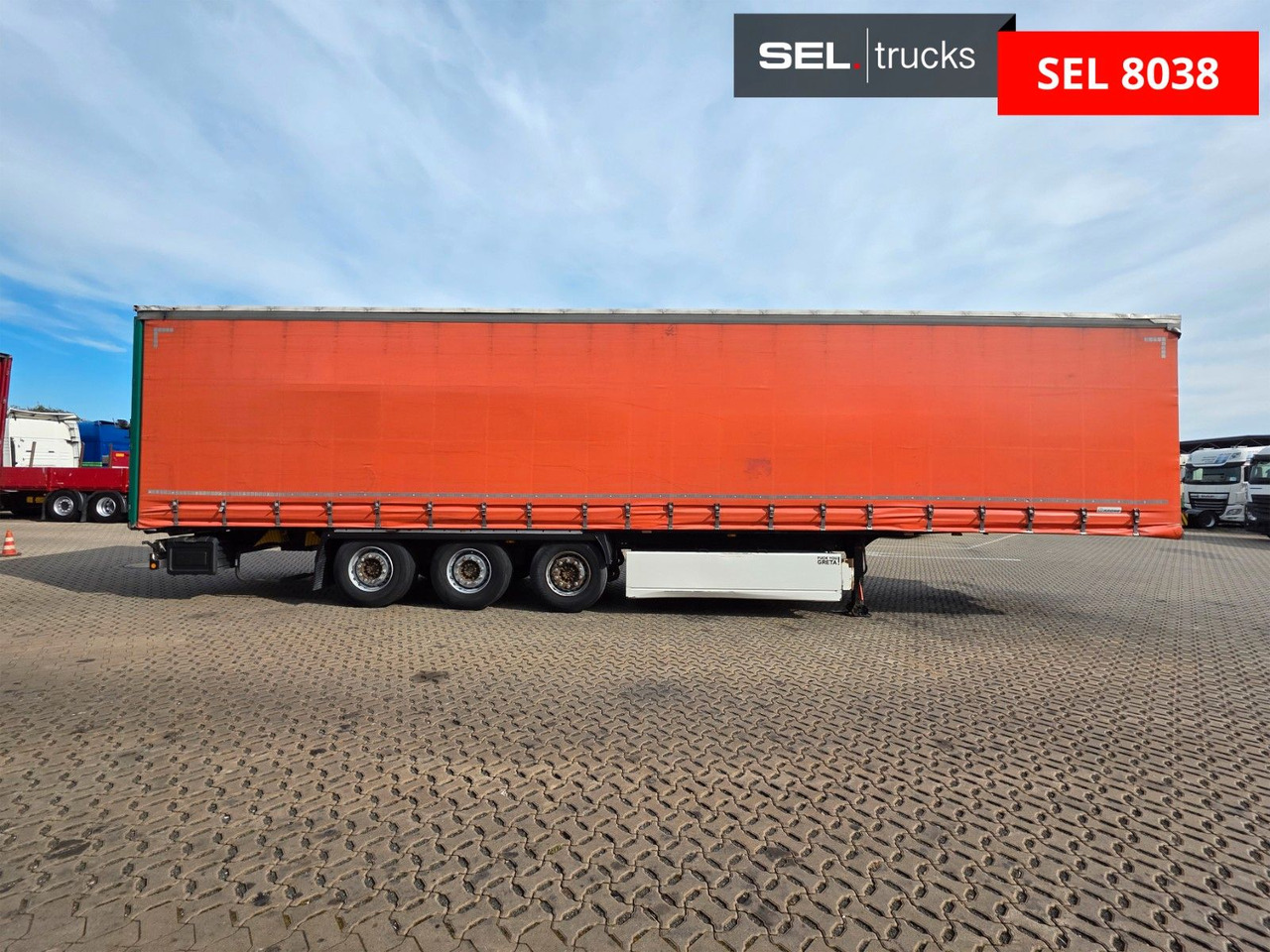 Krone SD / Palettenkasten / Liftachse - Semi-remorque rideaux coulissants: photos 4 Krone SD / Palettenkasten / Liftachse - Semi-remorque rideaux coulissants: photos 4