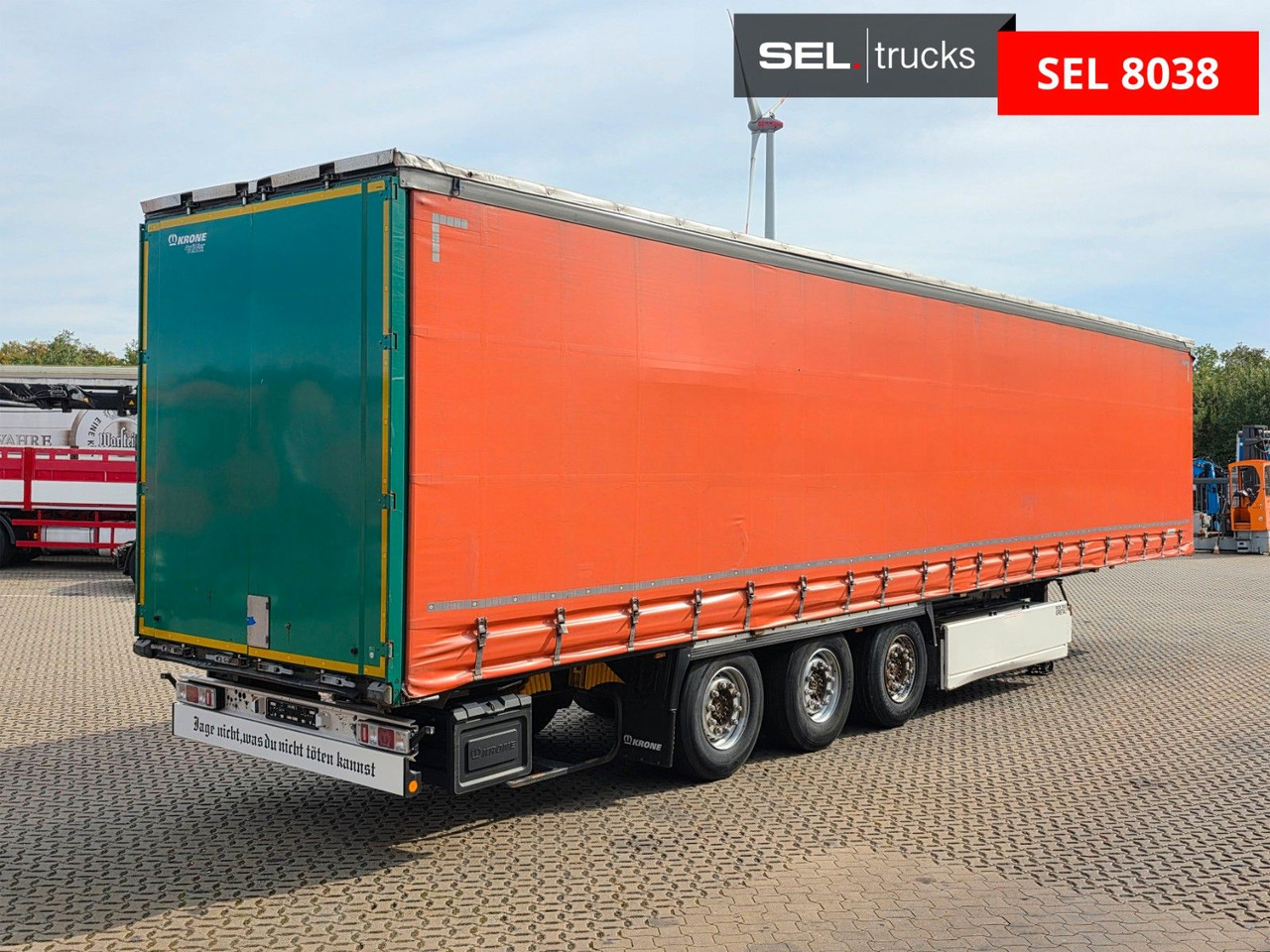 Krone SD / Palettenkasten / Liftachse - Semi-remorque rideaux coulissants: photos 5 Krone SD / Palettenkasten / Liftachse - Semi-remorque rideaux coulissants: photos 5