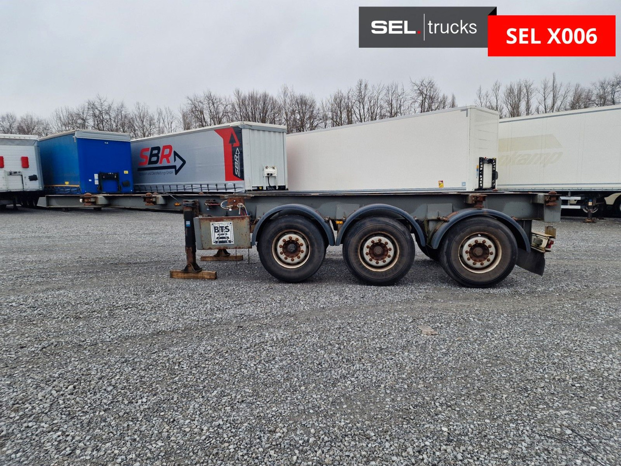 Semi-remorque porte-conteneur/ Caisse mobile Krone SDC 24 Containerchassie: photos 10