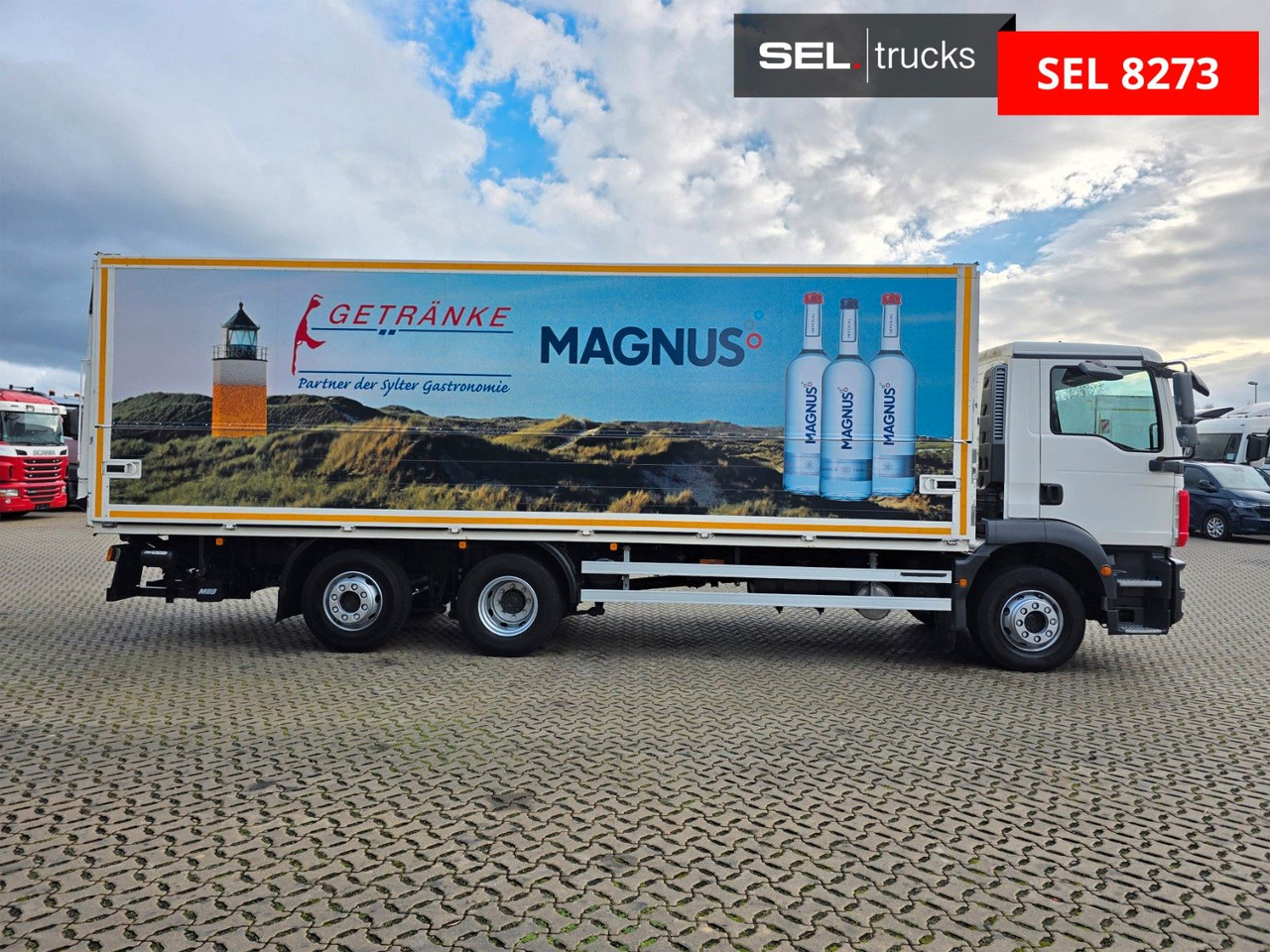 MAN TGM 22.290 6x2-4 LL / Ldbw / Rückfahrk. / Lenkac - Camion pour le transport de boissons: photos 4 MAN TGM 22.290 6x2-4 LL / Ldbw / Rückfahrk. / Lenkac - Camion pour le transport de boissons: photos 4