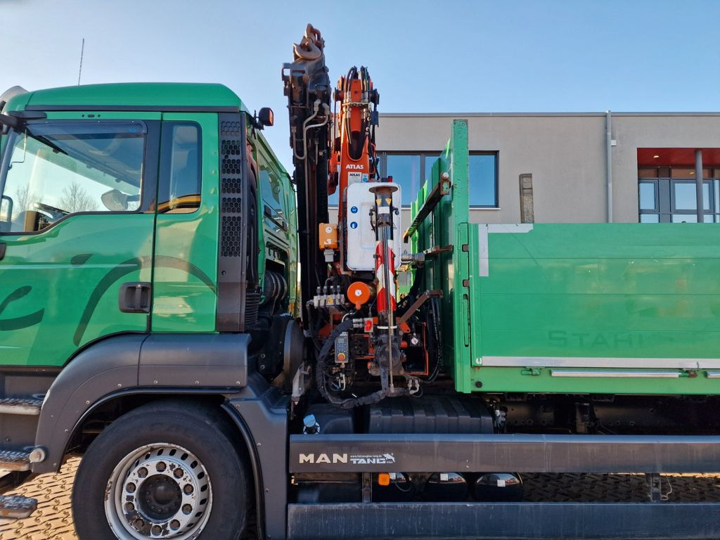 Camion grue, Camion plateau MAN TGS 26.460 6X2-4 BL / Intarder / Atlas 172.3E-A4: photos 12