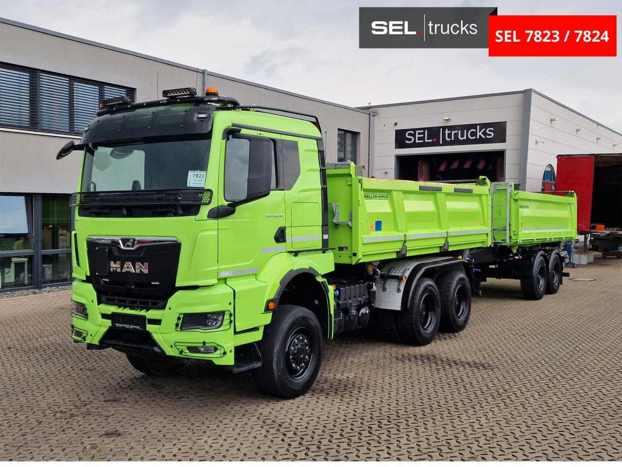 MAN TGS 33.510 6x6 BL CH /Dreiseitenkipper /6x6 / 6D - Camion benne: photos 4 MAN TGS 33.510 6x6 BL CH /Dreiseitenkipper /6x6 / 6D - Camion benne: photos 4