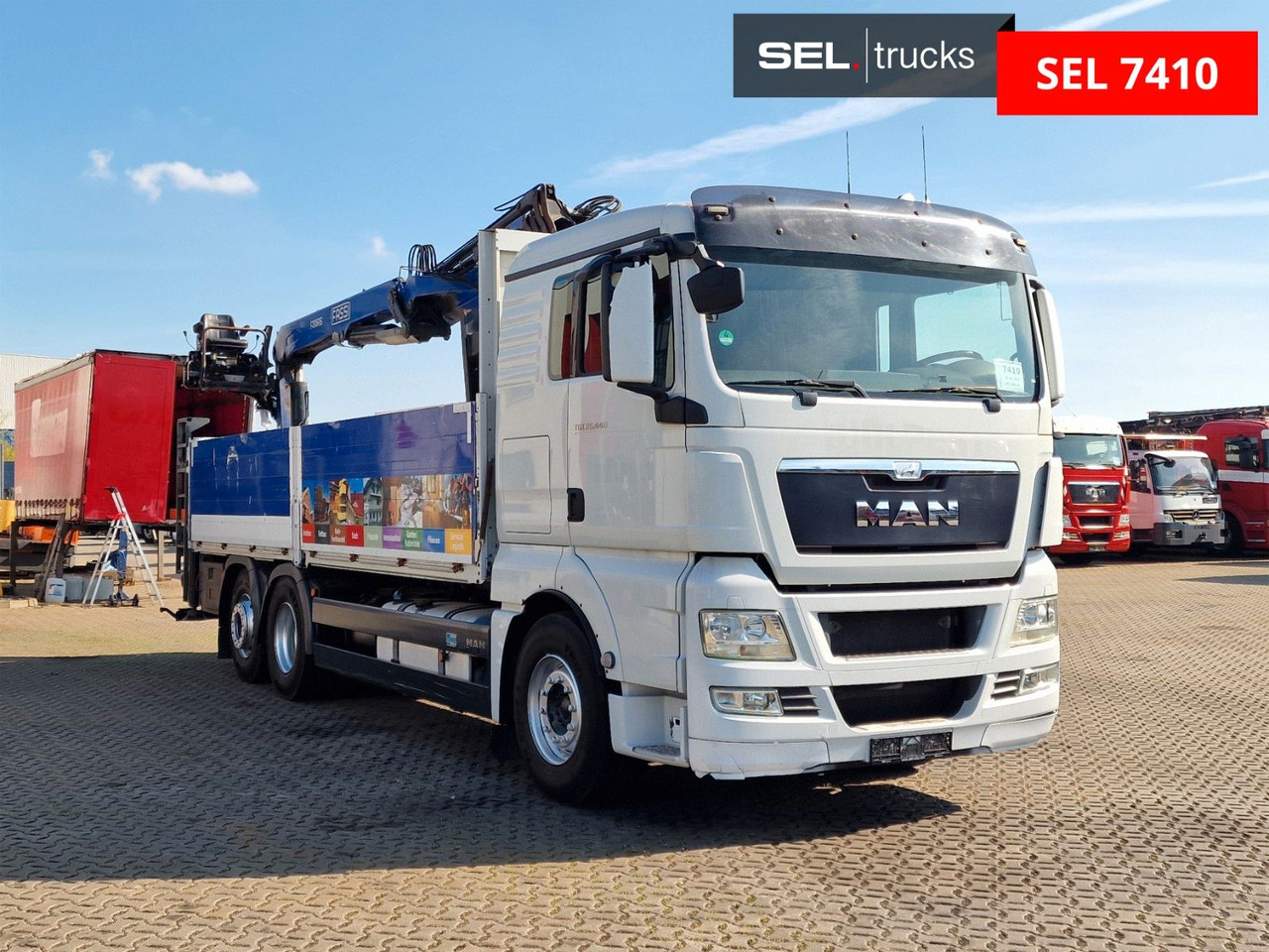 MAN TGX 26.440 6X2-2 LL /Intarder /Fassi /Lenkachse - Camion grue: photos 3 MAN TGX 26.440 6X2-2 LL /Intarder /Fassi /Lenkachse - Camion grue: photos 3