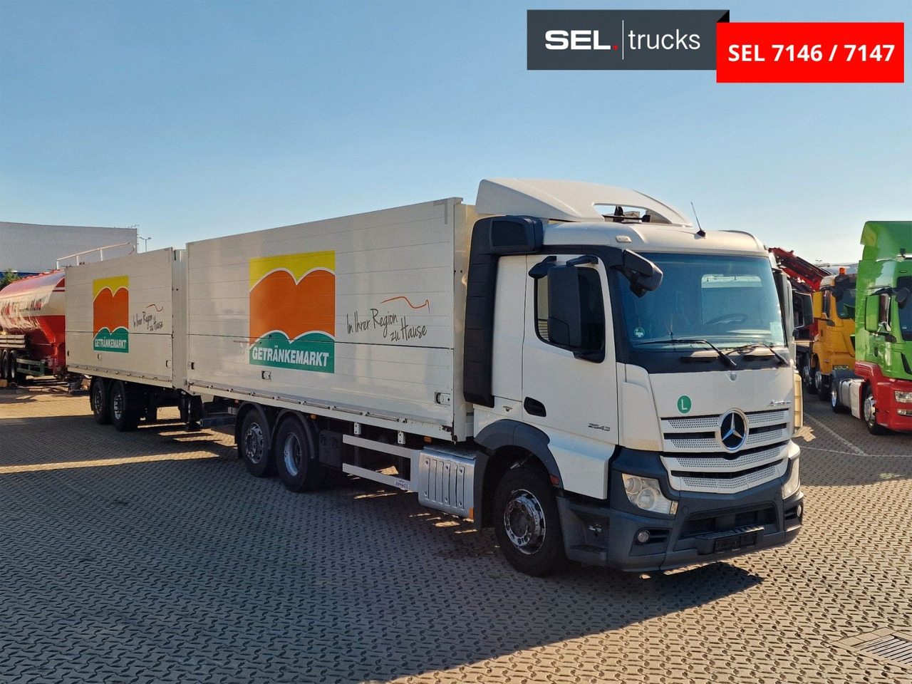 Mercedes-Benz Actros 2543 / Retarder / Lenkachse / Liftachse - Camion pour le transport de boissons: photos 3 Mercedes-Benz Actros 2543 / Retarder / Lenkachse / Liftachse - Camion pour le transport de boissons: photos 3