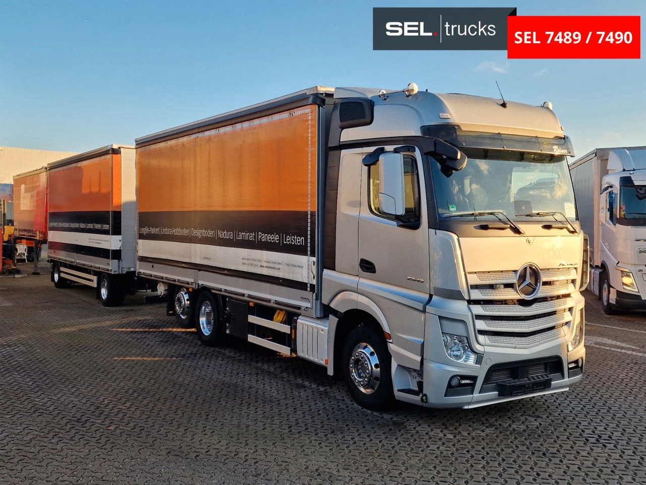 Mercedes-Benz Actros 2545 / KOMPLETT! / Alukappen / Standklima - Camion à rideaux coulissants: photos 3 Mercedes-Benz Actros 2545 / KOMPLETT! / Alukappen / Standklima - Camion à rideaux coulissants: photos 3