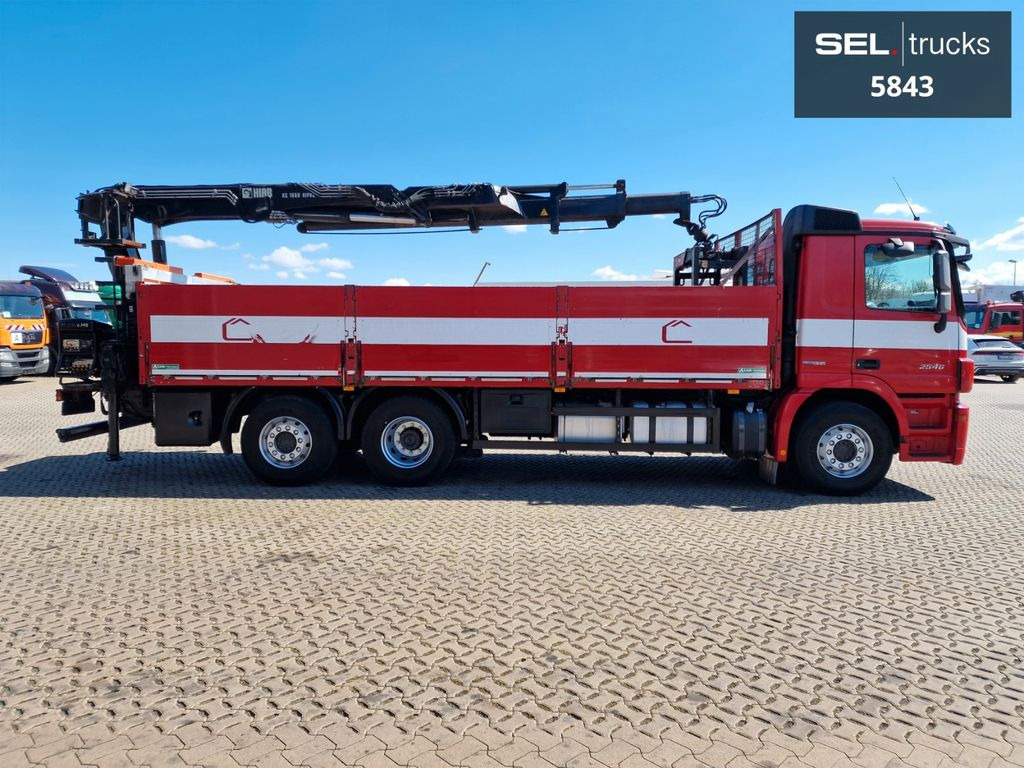 Mercedes-Benz Actros 2546 / HIAB 166K / ADC 4,1t / Lenkachse - Camion grue, Camion plateau: photos 4 Mercedes-Benz Actros 2546 / HIAB 166K / ADC 4,1t / Lenkachse - Camion grue, Camion plateau: photos 4