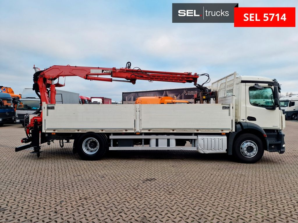 Mercedes-Benz Antos 1832 / MKG Kran Mercedes-Benz Antos 1832 / MKG Kran - Camion plateau, Camion grue: photos 5 Mercedes-Benz Antos 1832 / MKG Kran Mercedes-Benz Antos 1832 / MKG Kran - Camion plateau, Camion grue: photos 5