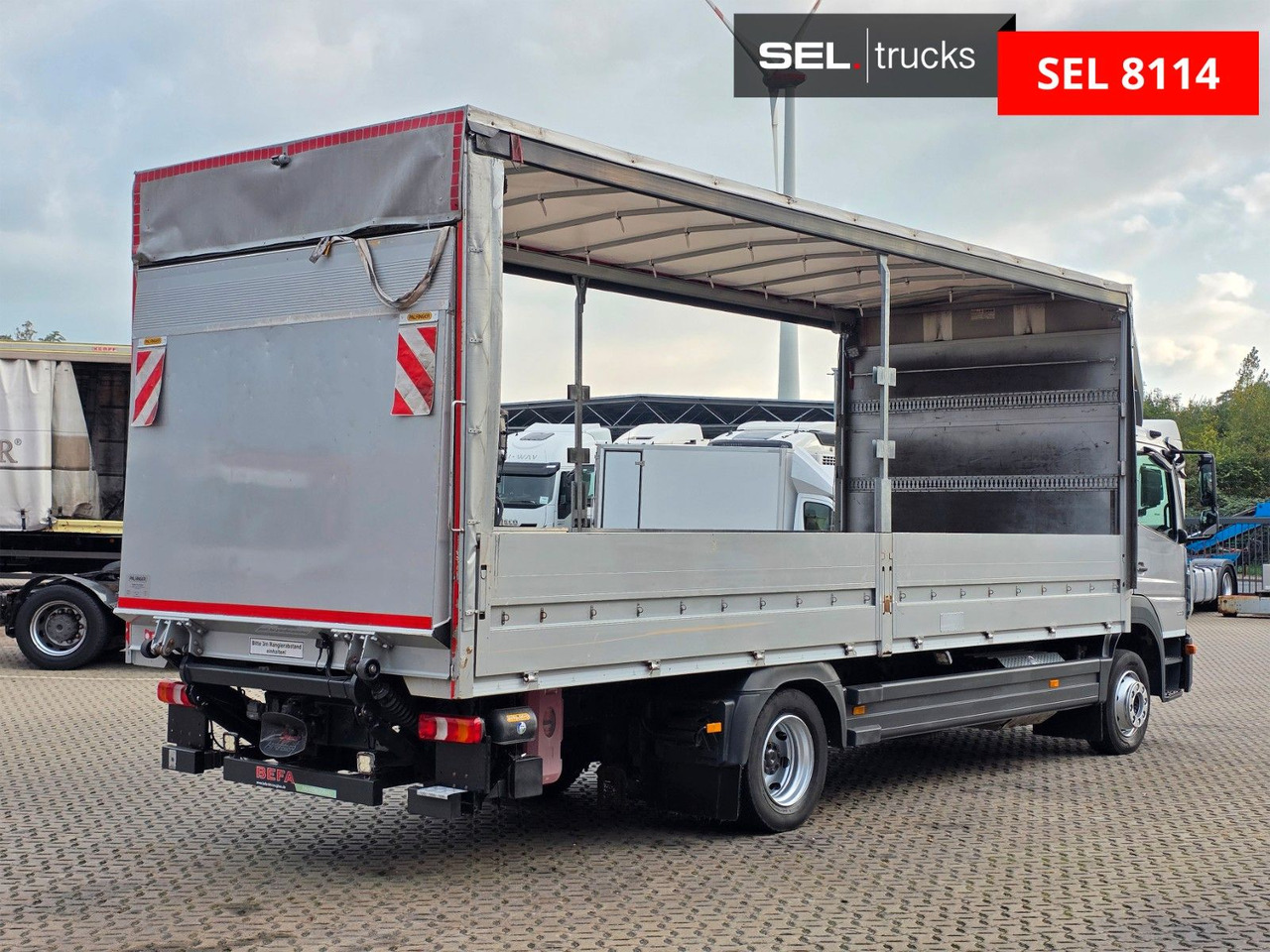 Mercedes-Benz Atego 1221 / Ladebordwand - Camion à rideaux coulissants: photos 5 Mercedes-Benz Atego 1221 / Ladebordwand - Camion à rideaux coulissants: photos 5
