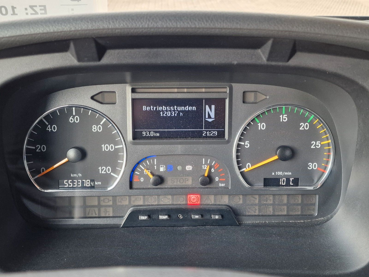 Camion grue Mercedes-Benz Axor 1833L / Palfinger PK 12002-EH / GLAS: photos 24 Camion grue Mercedes-Benz Axor 1833L / Palfinger PK 12002-EH / GLAS: photos 24