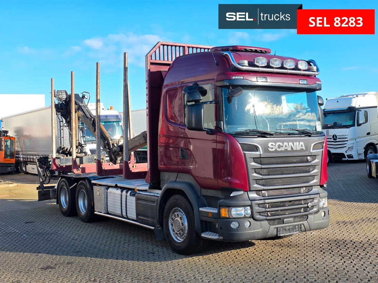 Scania R 580 LB6X4HNB / Retarder / Palfinger / V8 - Camion grumier, Camion grue: photos 3 Scania R 580 LB6X4HNB / Retarder / Palfinger / V8 - Camion grumier, Camion grue: photos 3