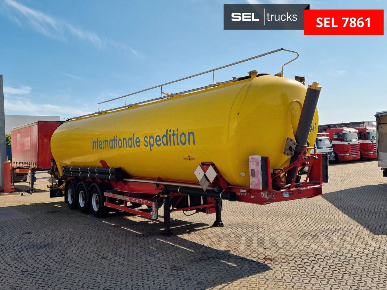 Spitzer SK 2766 CAL GGVS / Kippsilo / 66 m3 / ADR ATDR A - Citerne pulvérulente: photos 3 Spitzer SK 2766 CAL GGVS / Kippsilo / 66 m3 / ADR ATDR A - Citerne pulvérulente: photos 3