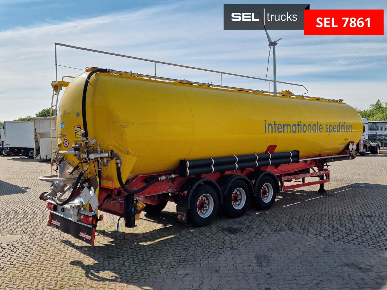 Spitzer SK 2766 CAL GGVS / Kippsilo / 66 m3 / ADR ATDR A - Citerne pulvérulente: photos 5 Spitzer SK 2766 CAL GGVS / Kippsilo / 66 m3 / ADR ATDR A - Citerne pulvérulente: photos 5