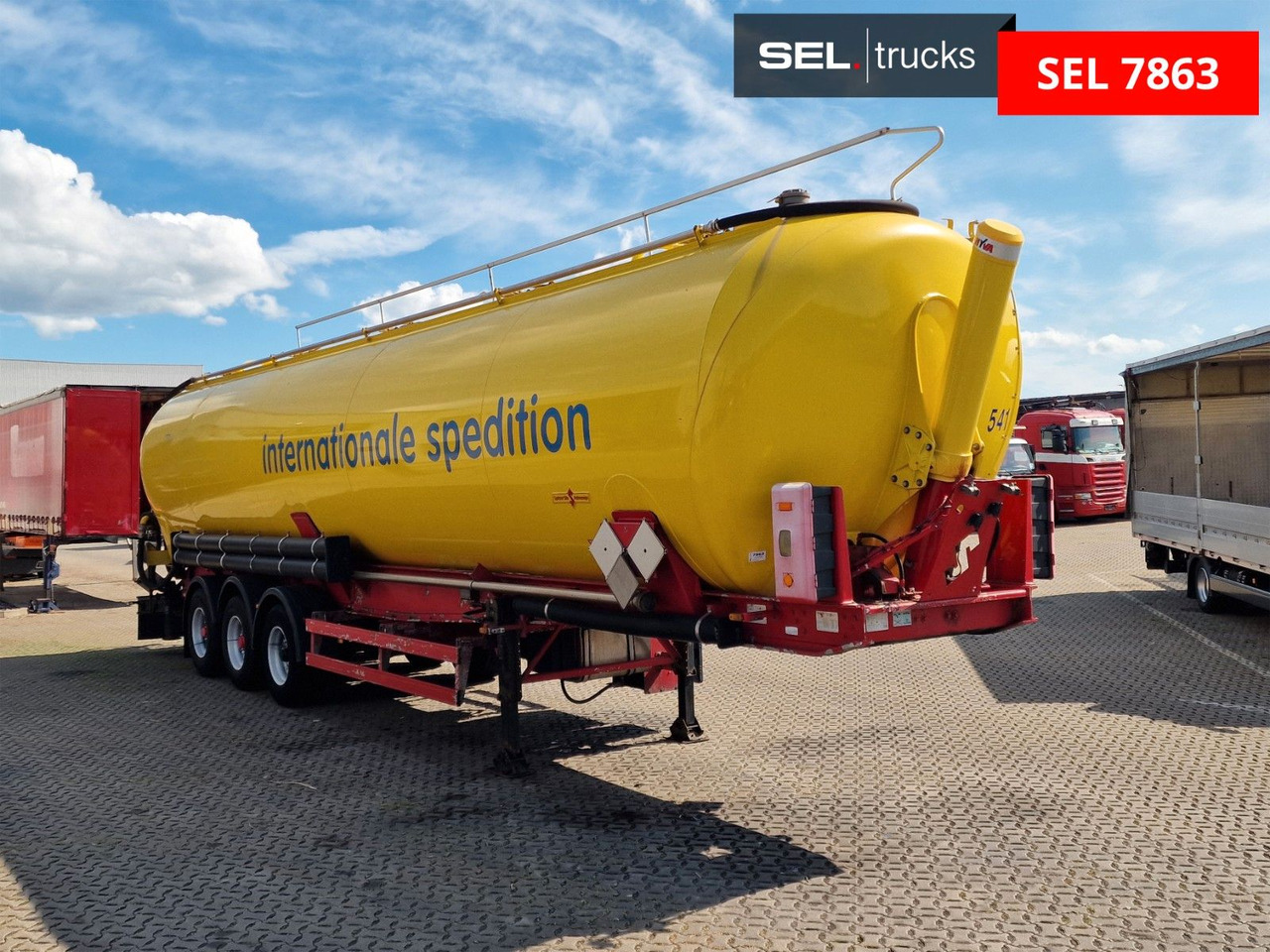 Spitzer SK2766 CAL GGVS / Kippsilo / 66m3 / ADR AT - Citerne pulvérulente: photos 3 Spitzer SK2766 CAL GGVS / Kippsilo / 66m3 / ADR AT - Citerne pulvérulente: photos 3