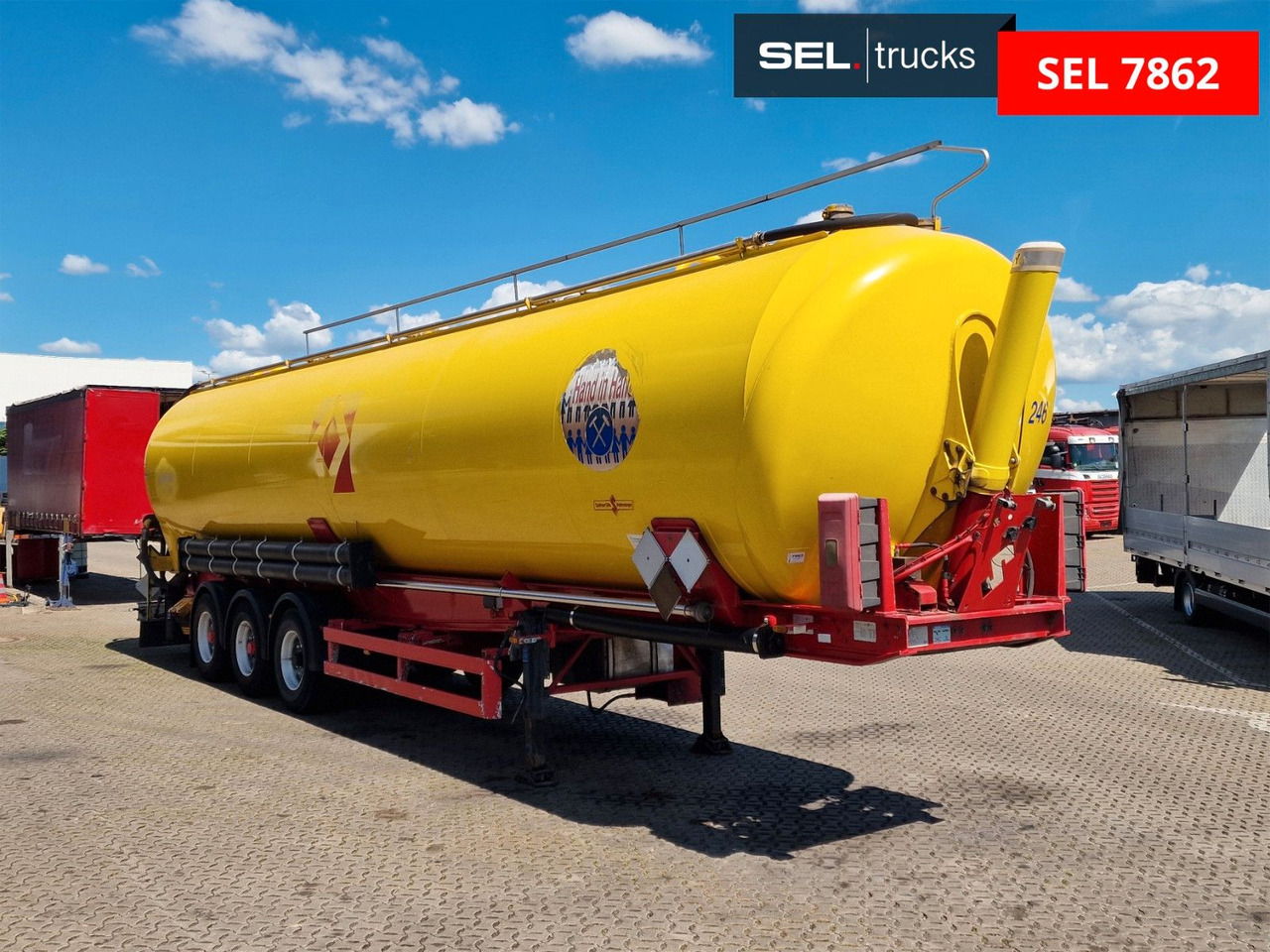 Spitzer SK2766CAL GGVS / Kippsilo / Alu / ADR AT / 66m³ - Citerne pulvérulente: photos 3 Spitzer SK2766CAL GGVS / Kippsilo / Alu / ADR AT / 66m³ - Citerne pulvérulente: photos 3