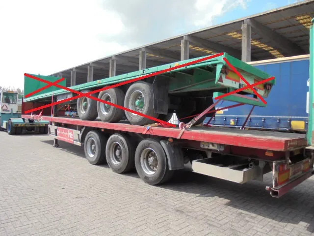 Fruehauf ONCR 39-327 A - Semi-remorque plateau: photos 4 Fruehauf ONCR 39-327 A - Semi-remorque plateau: photos 4